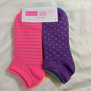 The Childrens Place Girls Assorted Socks, Size 3-6